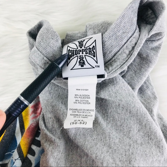 EUC Motorcycle West Coast Choppers Long Sleeve 2XL - Picture 7 of 7